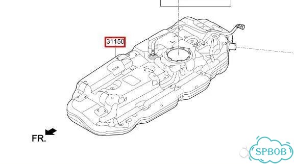 Бак топливный Kia Carnival YP D4HB 2018 фото 3