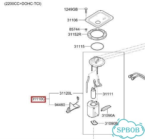 Топливный насос Kia Carnival YP D4HB 2018 фото 3