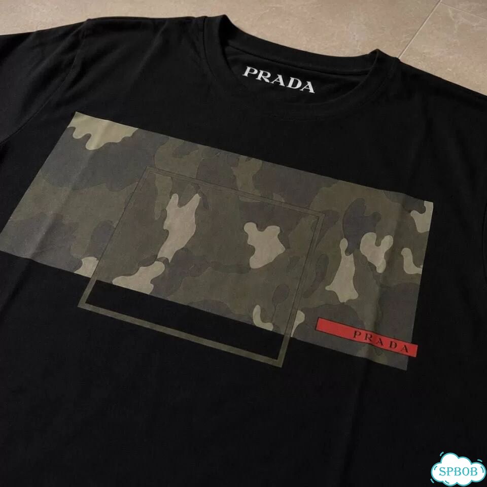 Футболка Prada Camo Черная фото 3