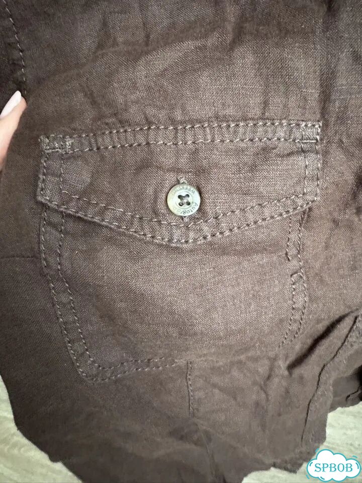 Marks spencer рубашка лен 14uk 48 фото 2