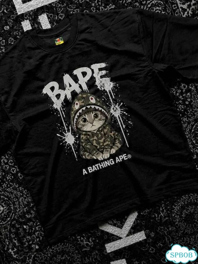 Футболка Bape Kitty Shark фото 2