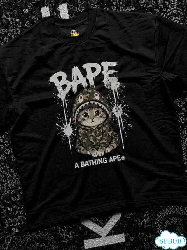 Футболка Bape Kitty Shark фото 4