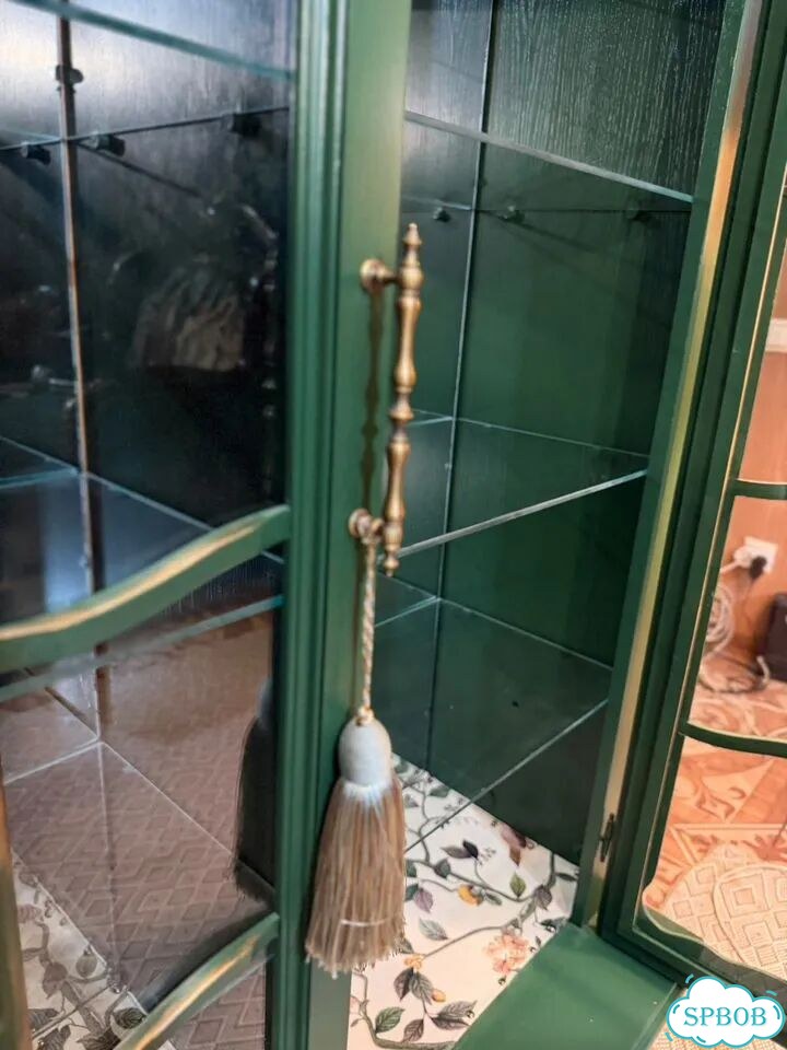 Буфет витрина, Винтаж Барокко, массив дерева фото 5