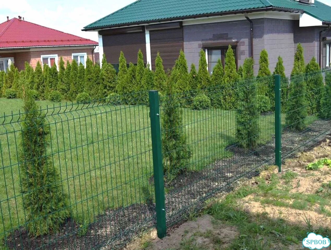 Забор из сетки 3Д гиттер любого цвета и размера фото 1