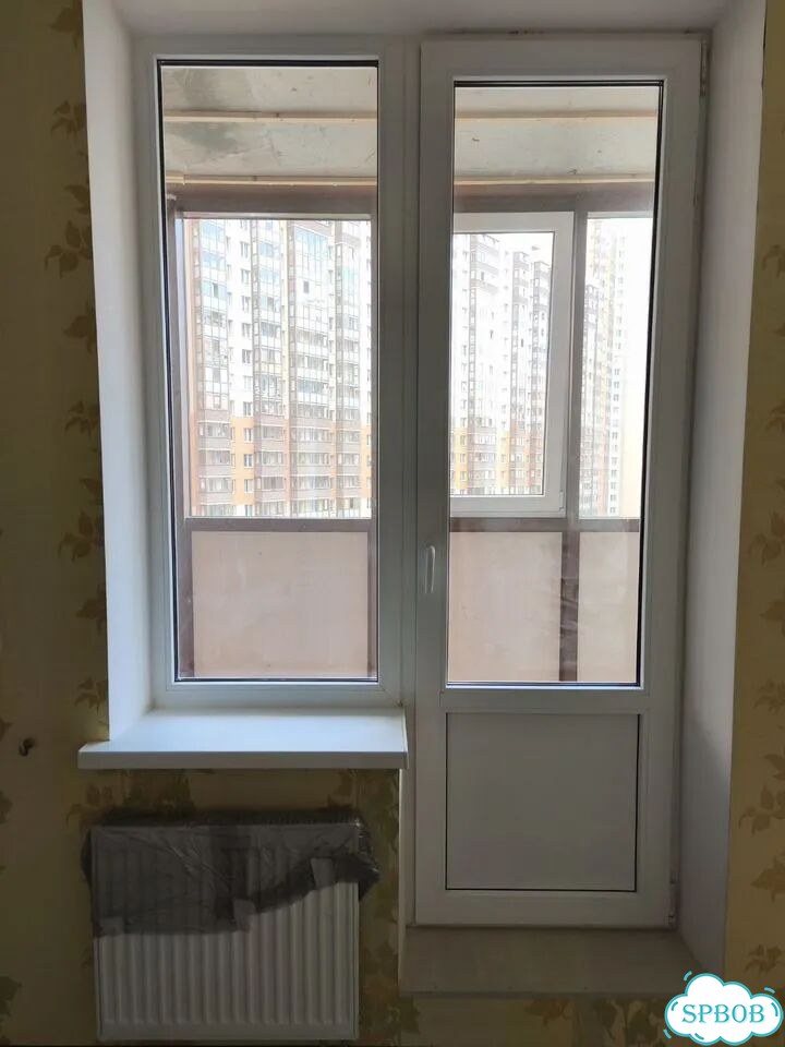 Оконный блок с дверью фото 2