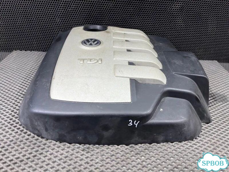 Накладка двигателя Volkswagen Touareg 7LA 2.5 BAC фото 1