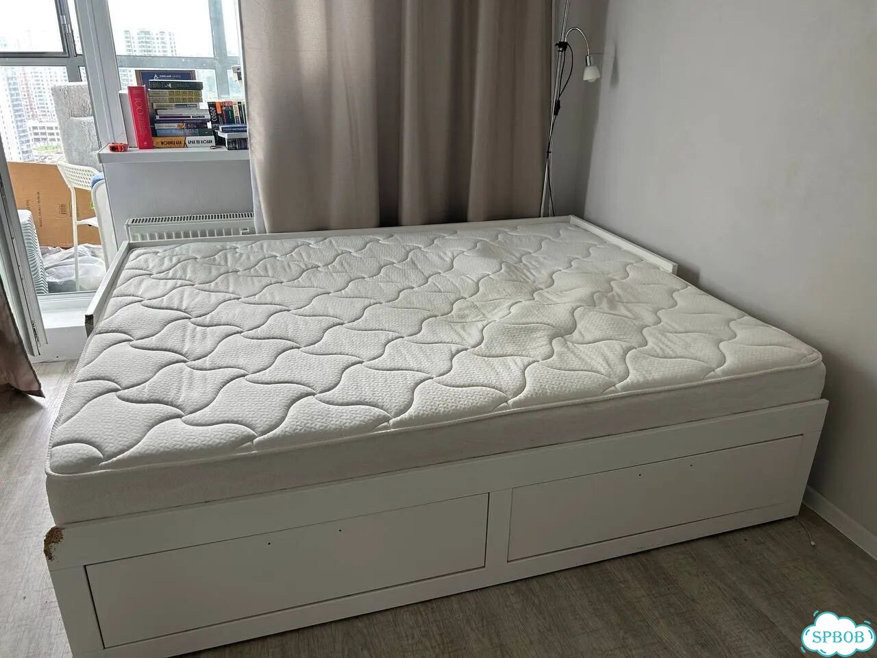 Кровать двуспальная 160×200 IKEA фото 1