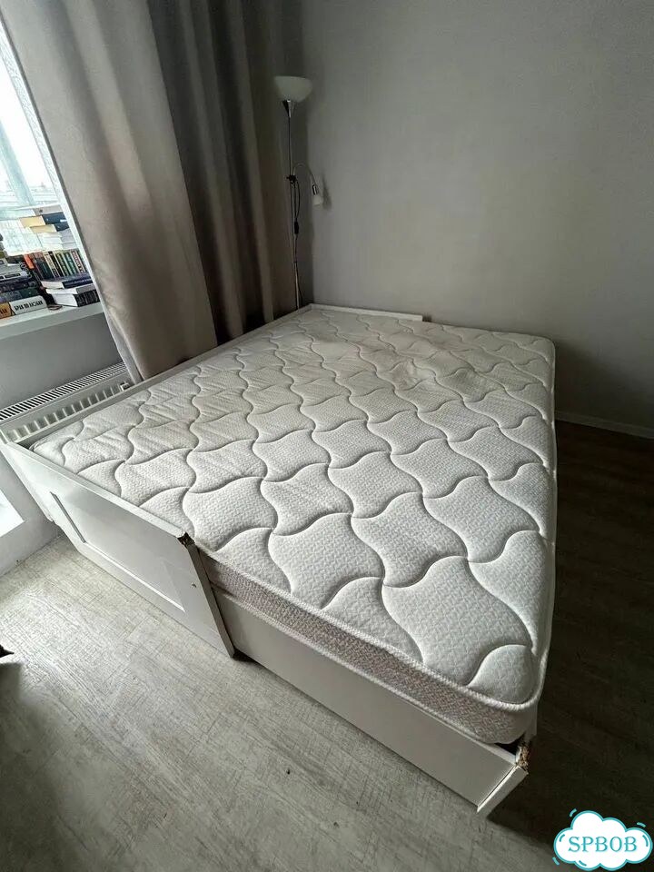 Кровать двуспальная 160×200 IKEA фото 2