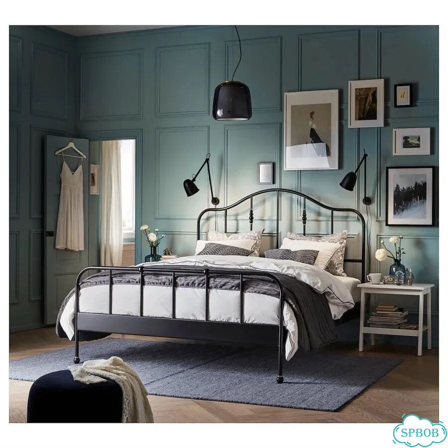 Кровать двуспальная 160×200 SAGSTUA/LONSET IKEA фото 3