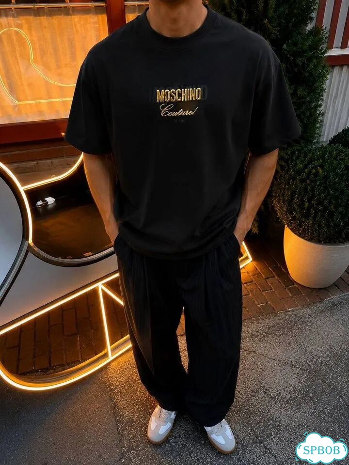 Футболка Moschino Черная фото 1
