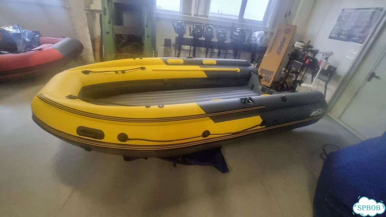 Лодка Skat 400 Fi желто-темносерый фото 5