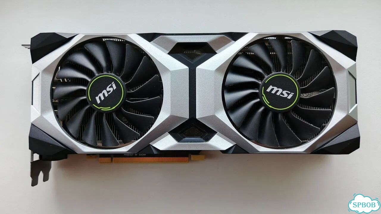 Видеокарта MSI geforce rtx 2080 ventus 8g oc фото 1
