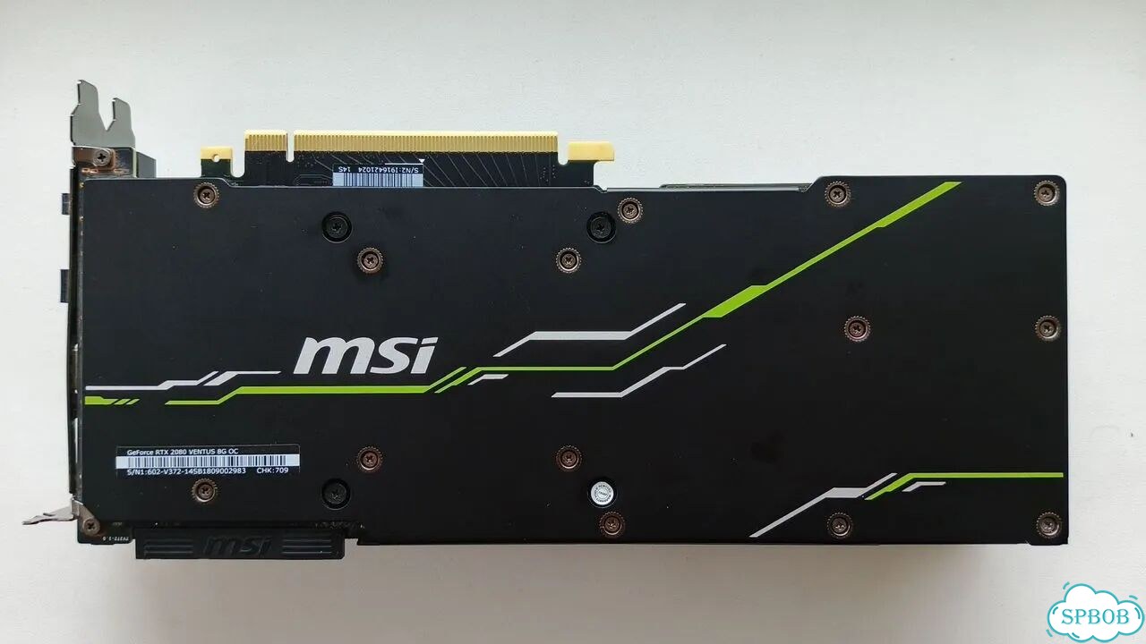 Видеокарта MSI geforce rtx 2080 ventus 8g oc фото 2