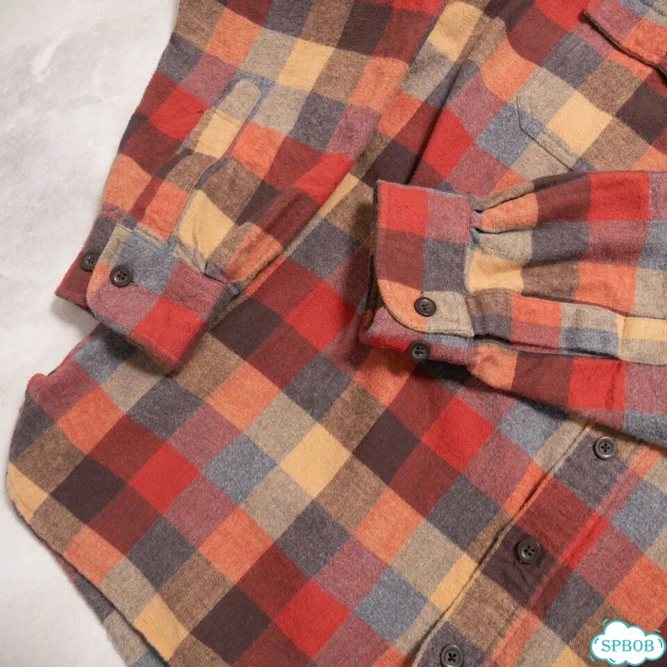 L.L. Bean L фланелевая рубашка фото 3