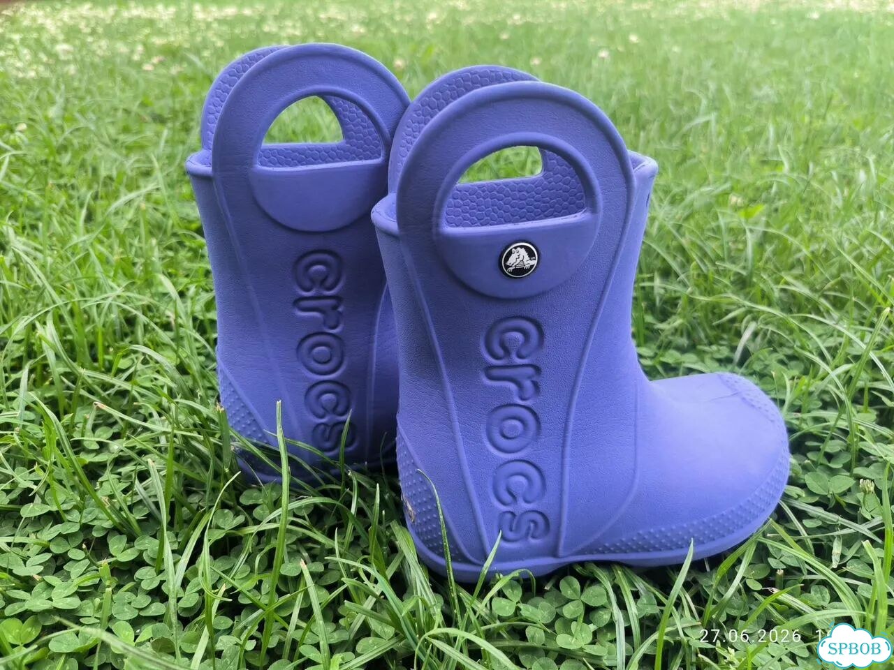 Детские резиновые сапоги crocs 8 фото 3