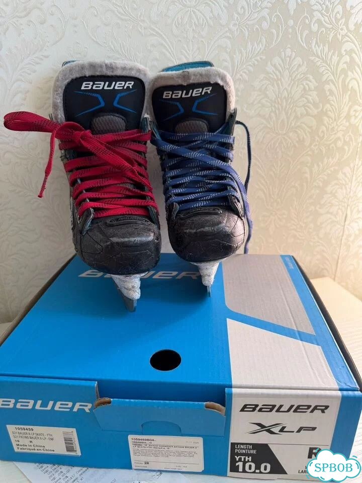 Хоккейные коньки bauer 28 фото 1