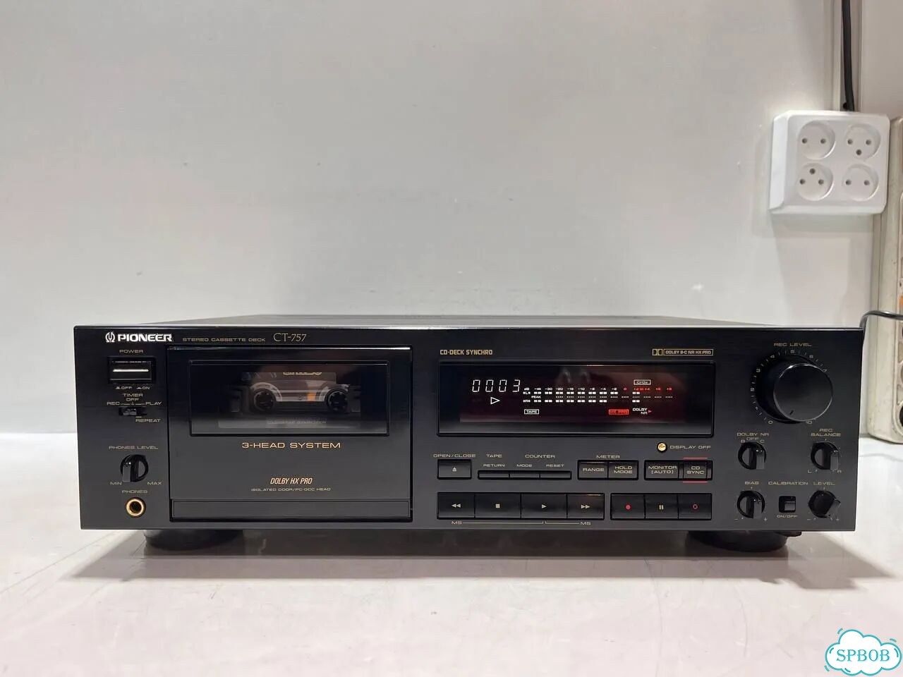 Pioneer CT-757 Трехголовая кассетная дека Japan фото 1