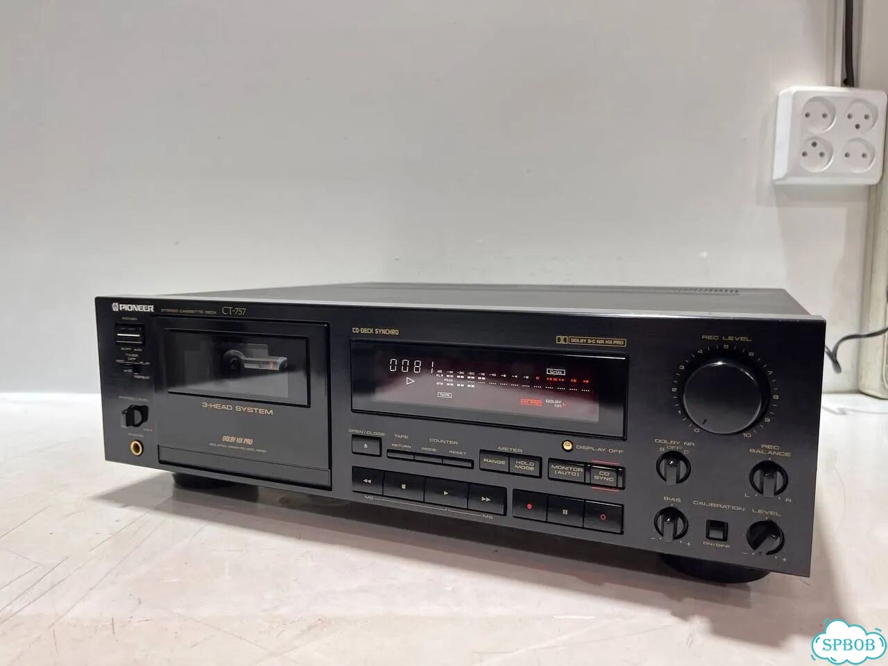 Pioneer CT-757 Трехголовая кассетная дека Japan фото 2