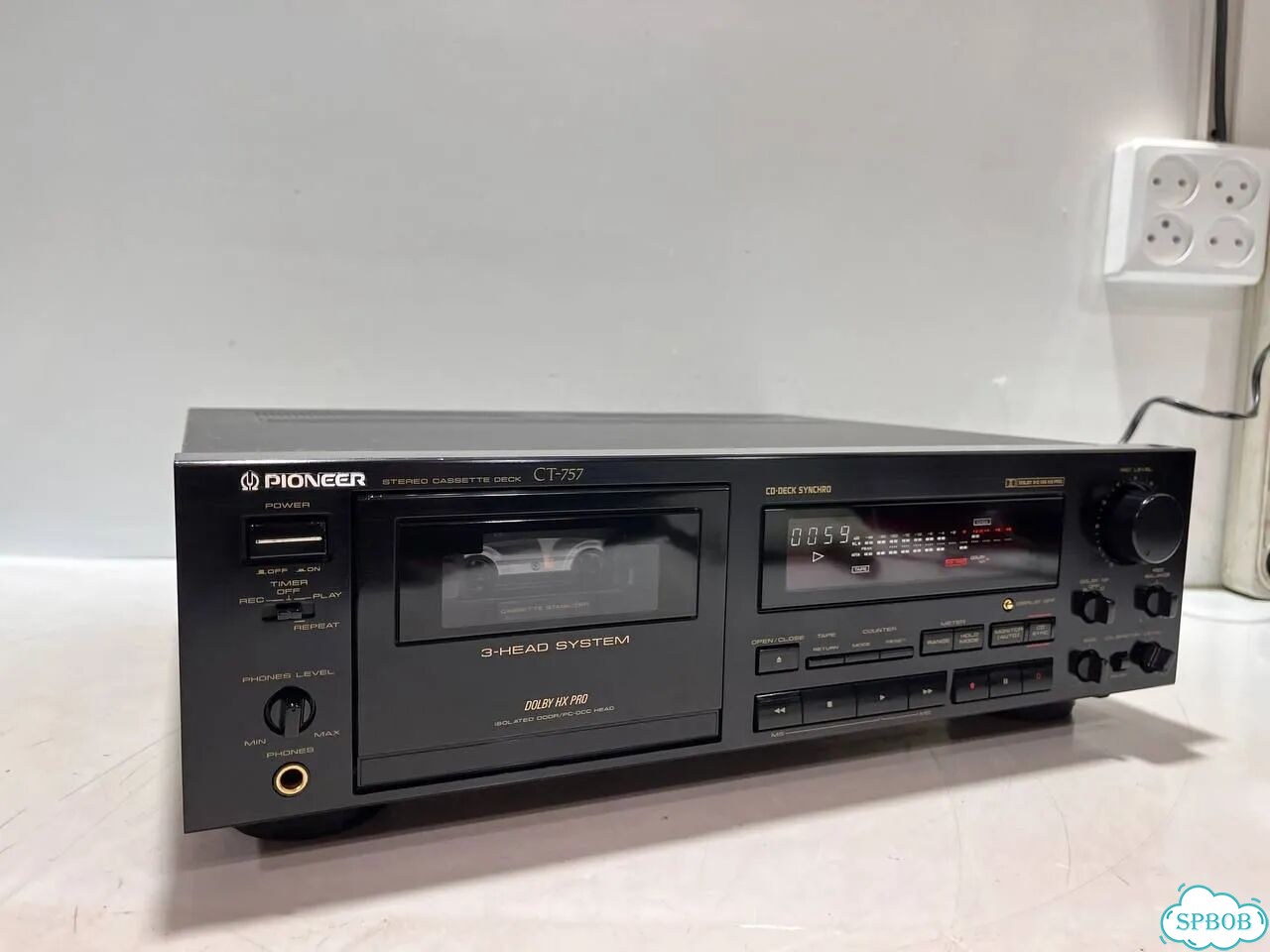 Pioneer CT-757 Трехголовая кассетная дека Japan фото 3