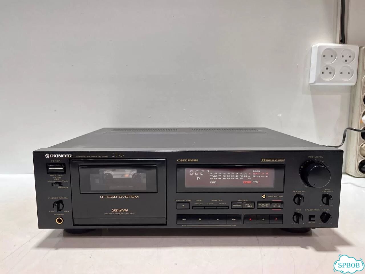 Pioneer CT-757 Трехголовая кассетная дека Japan фото 4