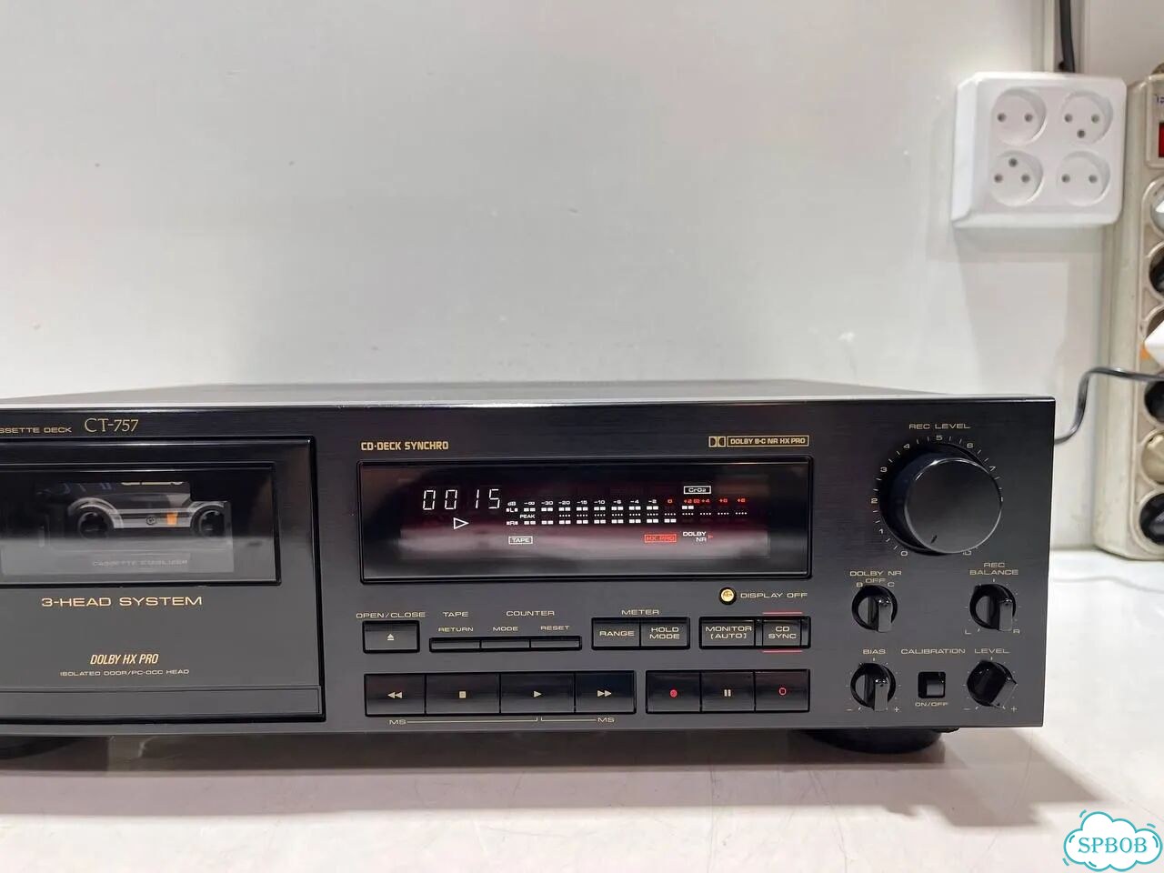 Pioneer CT-757 Трехголовая кассетная дека Japan фото 6