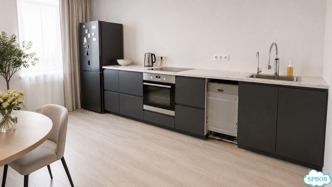 Кухня IKEA metod с техникой Electrolux фото 2