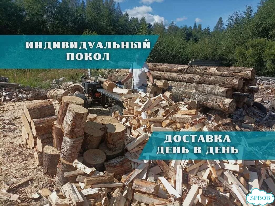 Дрова колотые березовые фото 1