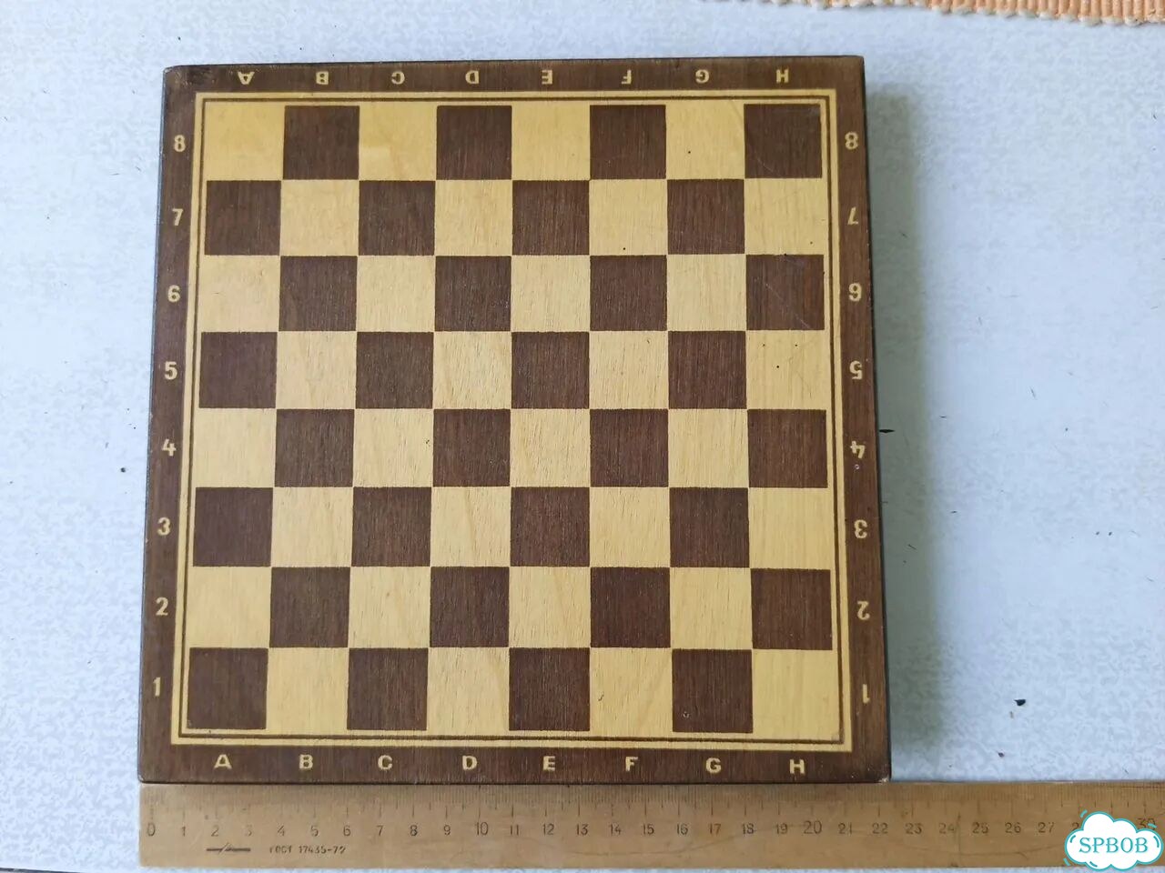 Шахматная доска СССР без фигур фото 1
