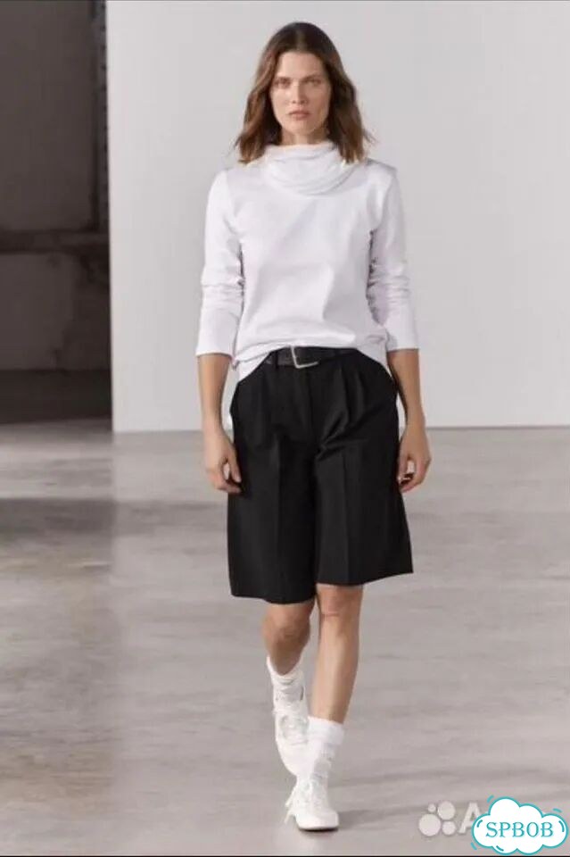 Шорты бермуды zara фото 1