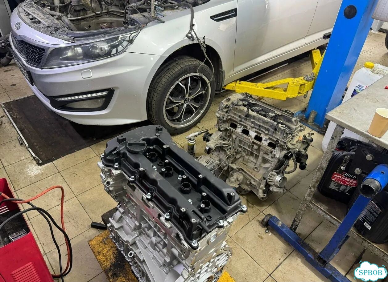 Мотор G4KE 2.4 л Kia Sorento Hyundai Santa Fe фото 11