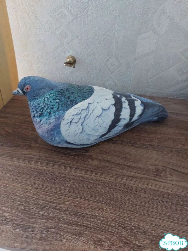 Мягкая игрушка голубь фото 1