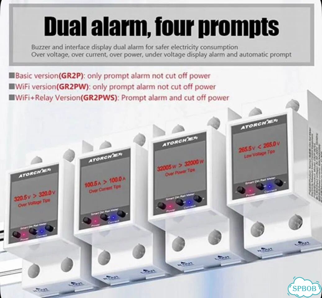 Atorch Счетчик Электроэнергии GR2PW Tuya WiFi фото 4