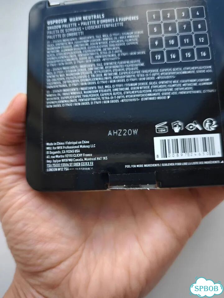 Новая палетка NYX Ultimate Warm Neutrals оригинал фото 8