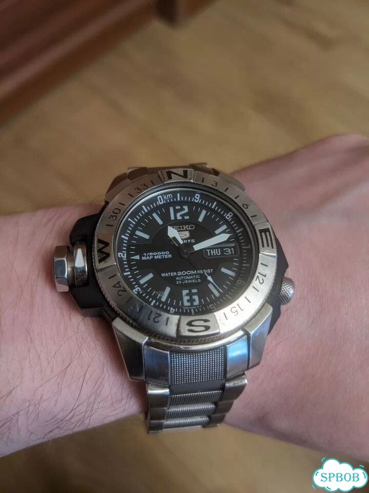 Seiko SKZ225K1 Atlas, Map meter (редкие) фото 9