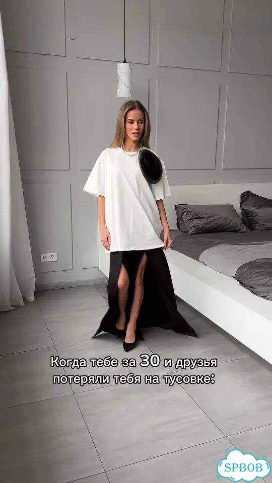 Футболка графитовая оверсайз фото 1