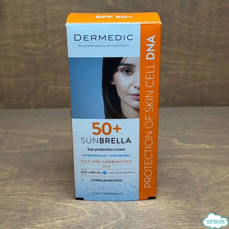 Кpем солнцезащитный Dermedic SPF 50+ новый фото 2