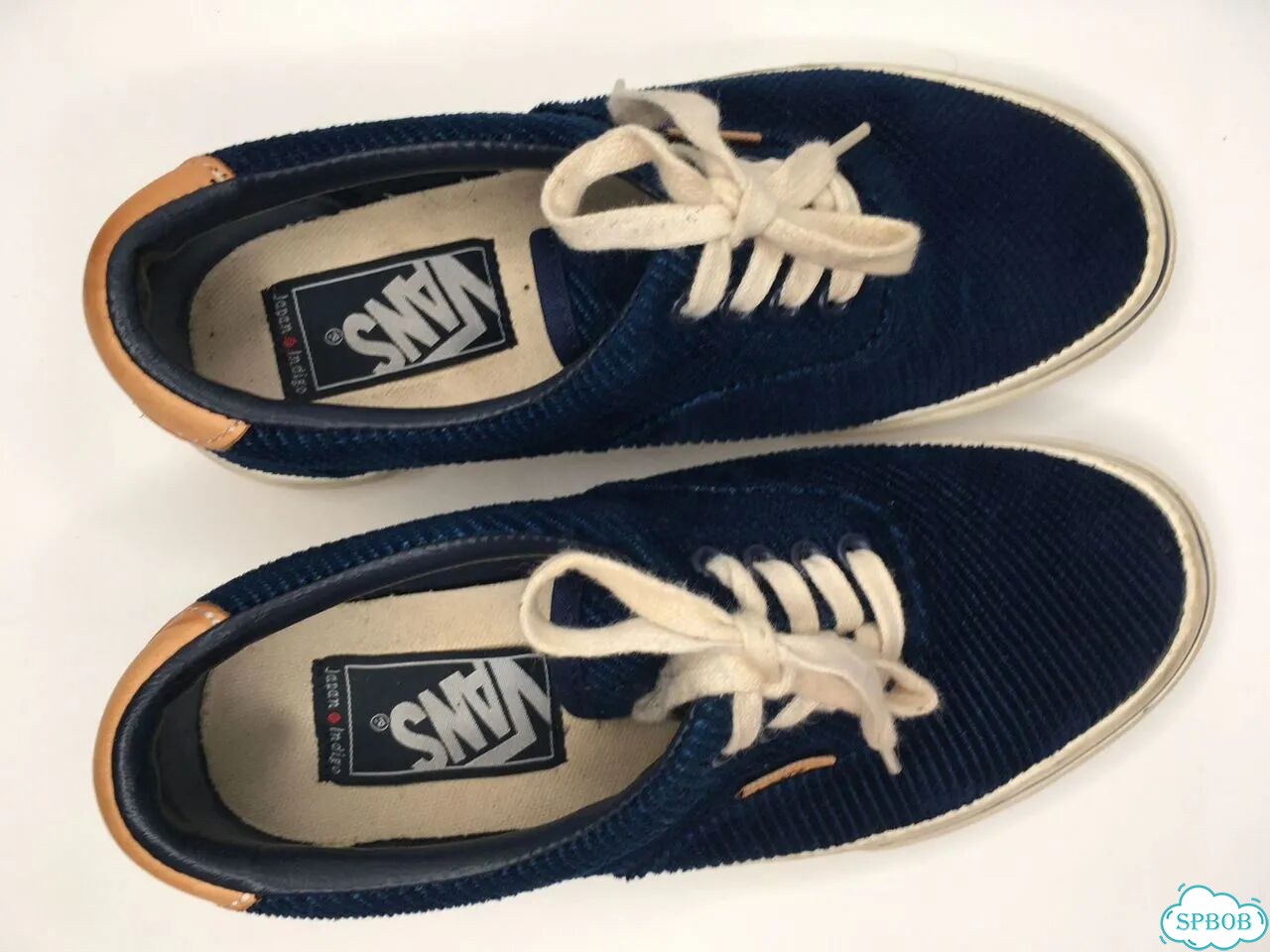 Кеды Vans синие велюр фото 10