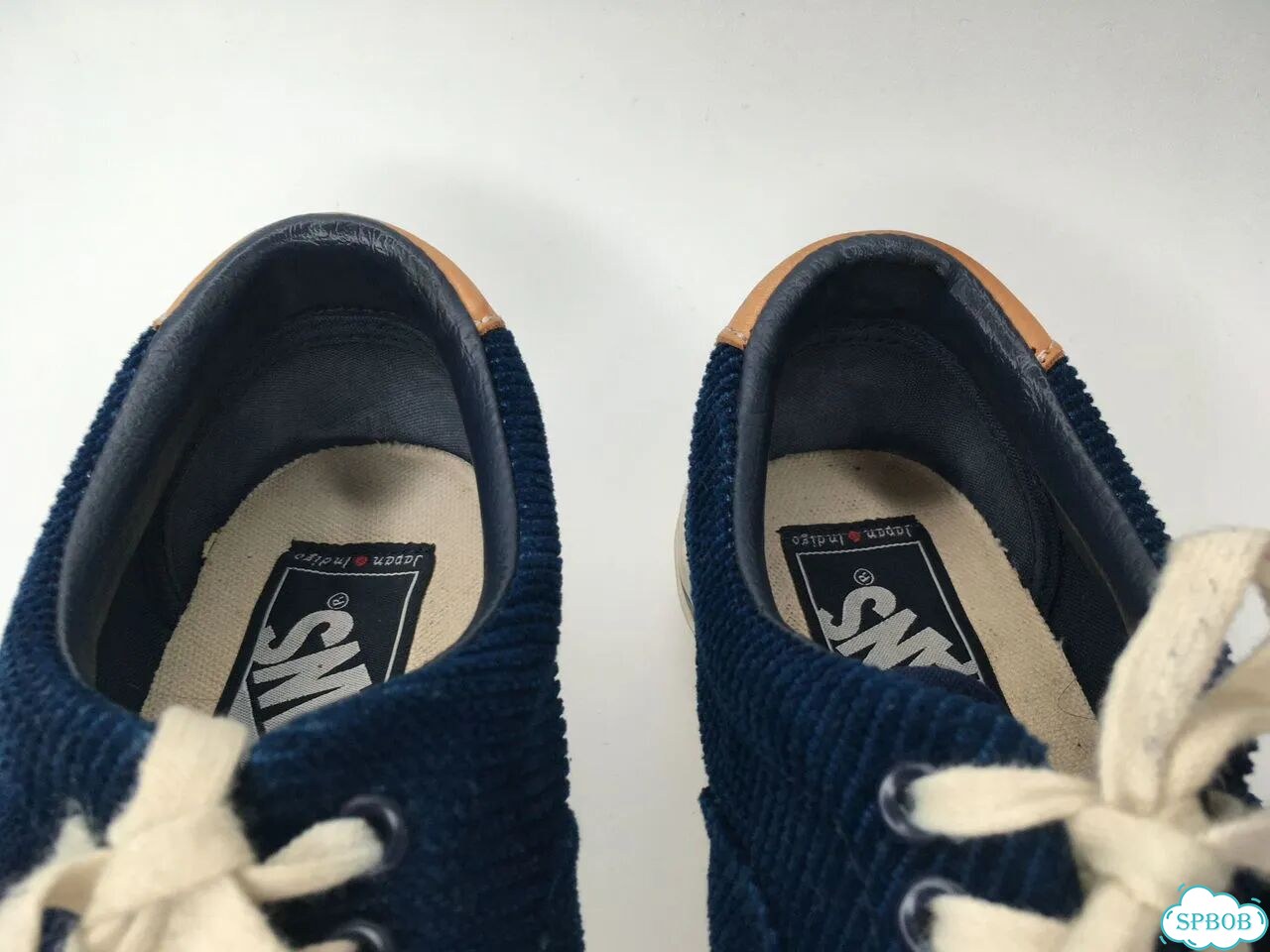 Кеды Vans синие велюр фото 3