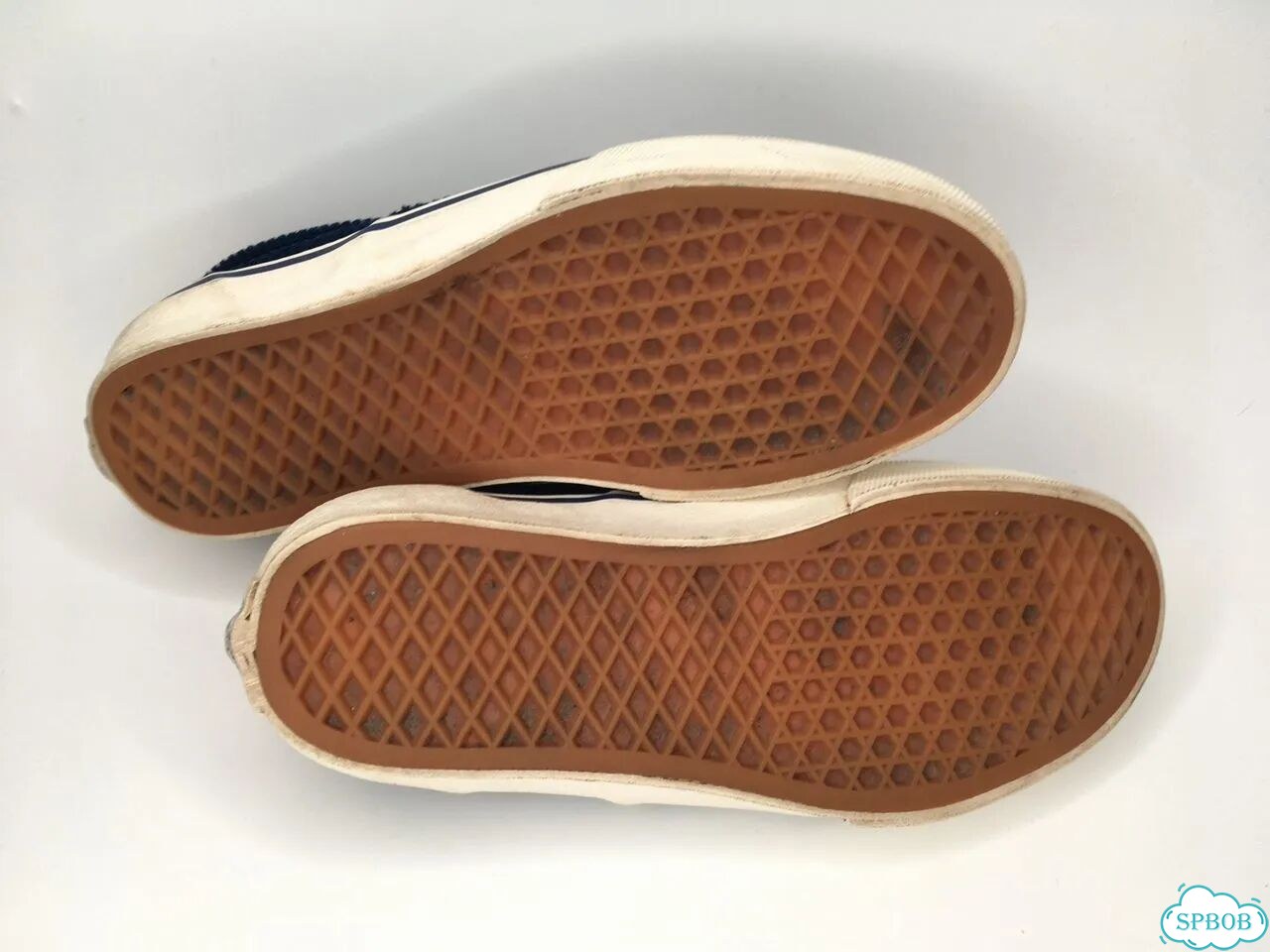 Кеды Vans синие велюр фото 6