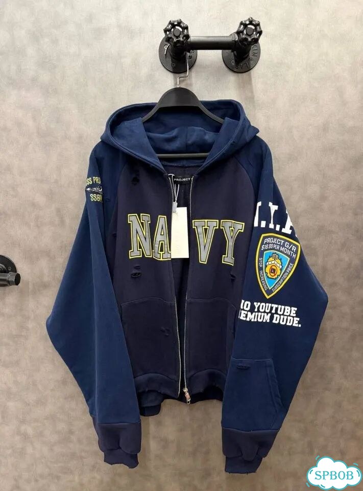Зип худи Grailz Project G/r Navy фото 1