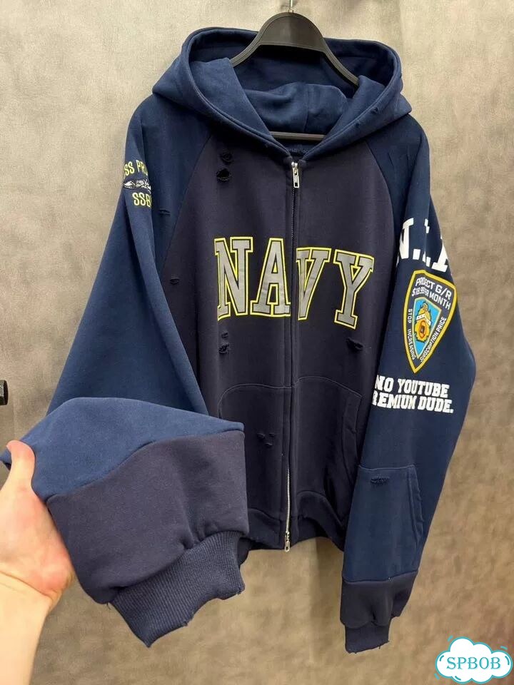 Зип худи Grailz Project G/r Navy фото 2