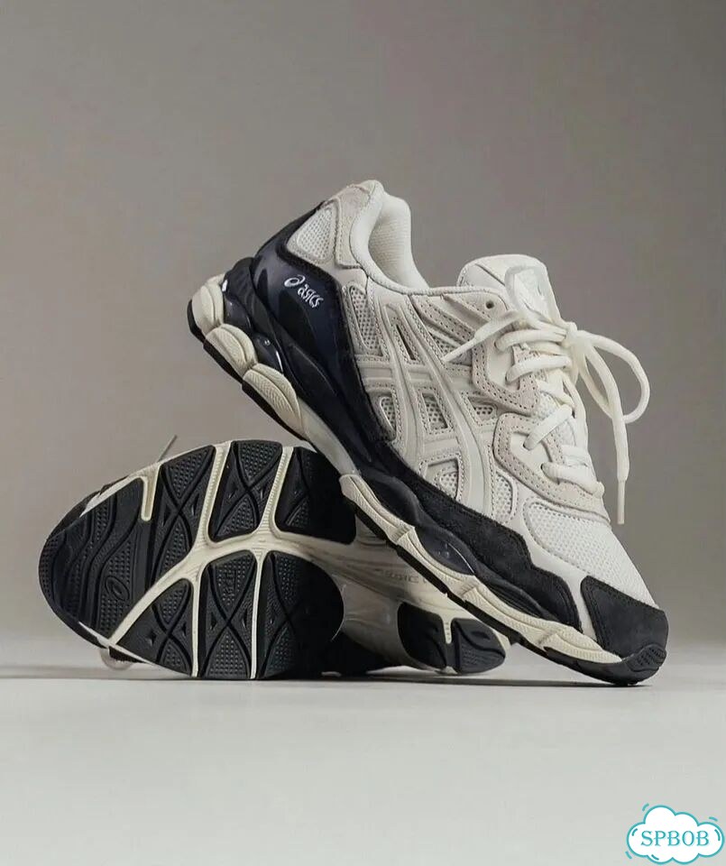 Кроссовки Asics gel nyc white smoke grey фото 1