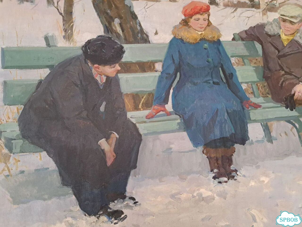 Соцреализм. Тематическая картина. Пейзаж. Большая фото 6