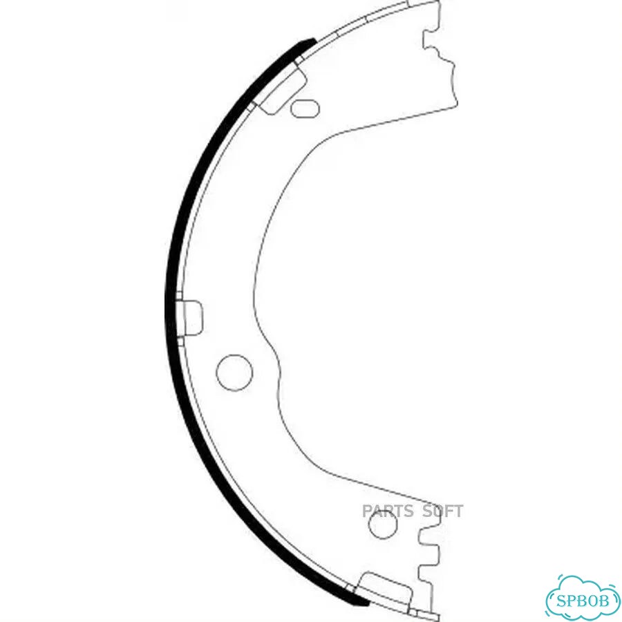 Textar 91082500 Колодки тормозные барабанные задние hyundai santa-FE 12/KIA sorento 12 фото 1