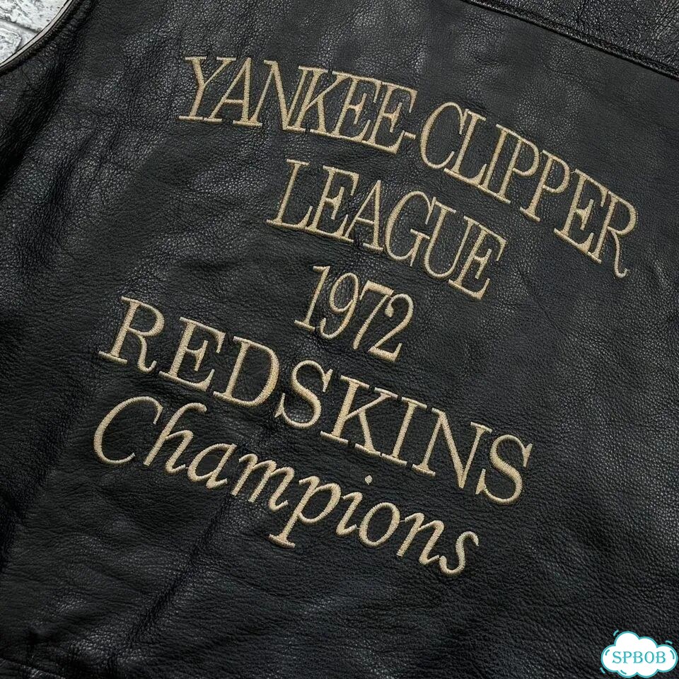Кожаный жилет Redskins Vintage Yankee Clipper Le фото 3