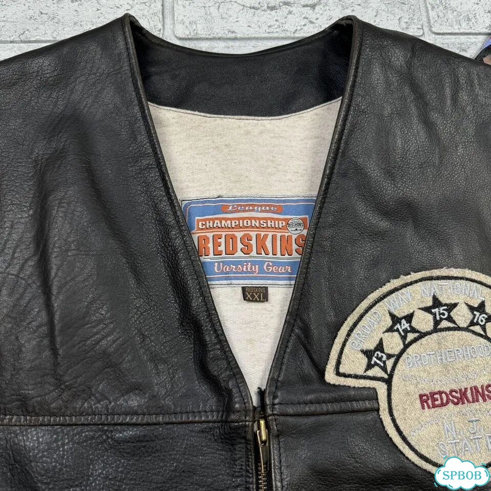 Кожаный жилет Redskins Vintage Yankee Clipper Le фото 7