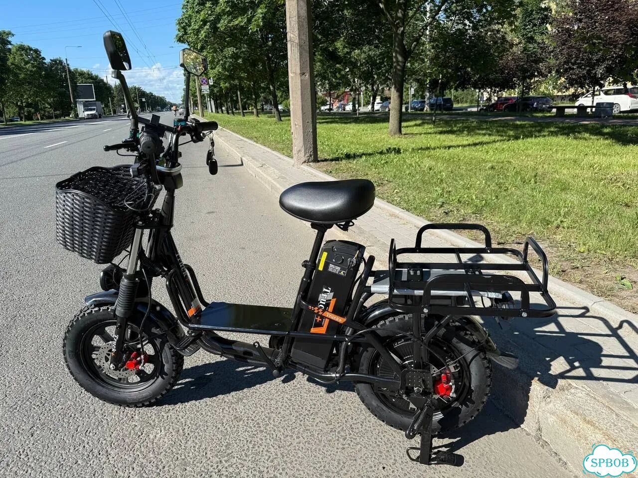 Электровелосипед Монстр для курьеров 1200W фото 2