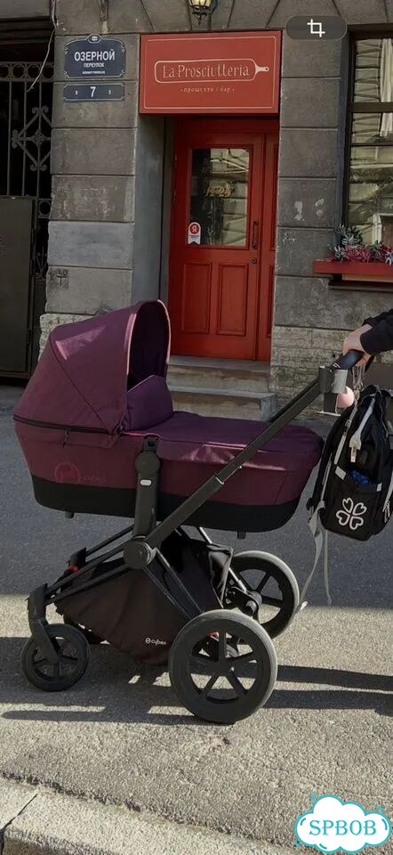 Коляска Cybex priam lux 2 в 1 + допы фото 2