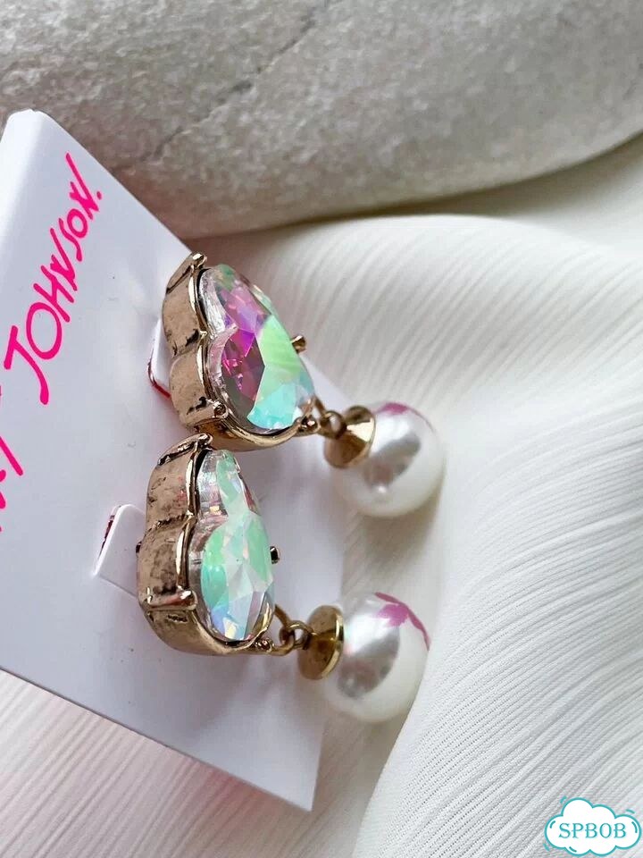 Новые серьги Betsey Johnson сердца оригинал фото 6