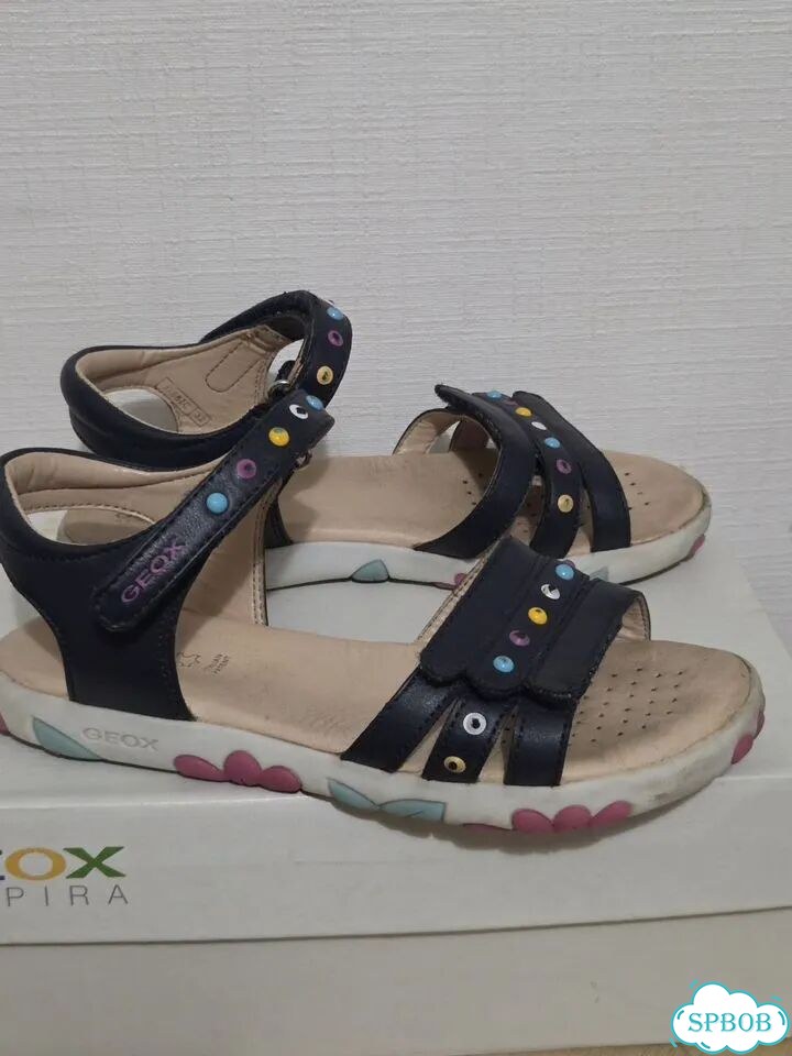 Босоножки Geox 2 пары для девочки фото 5